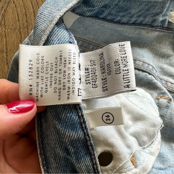 GRLFRND Karolina Distressed Jeans - Size 26 - Picture 9 of 10